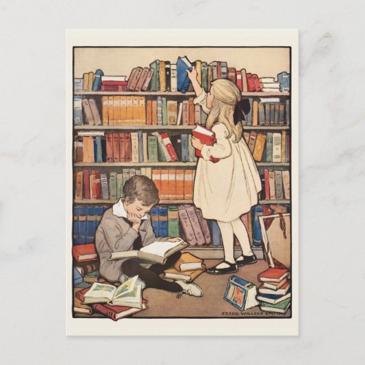 Kinderboekenweek van Jessie Willcox Smith Briefkaart (Voorkant)