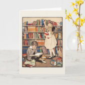 Kinderboekenweek van Jessie Willcox Smith Kaart (Gele Bloem)