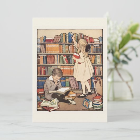 Kinderboekenweek van Jessie Willcox Smith Kaart (Staand voorkant)