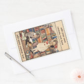 Kinderboekenweek van Jessie Willcox Smith Rechthoekige Sticker (Envelop)