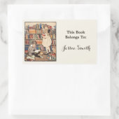 Kinderboekenweek van Jessie Willcox Smith Rechthoekige Sticker (Tas)