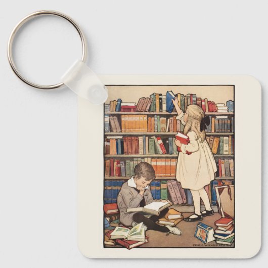 Kinderboekenweek van Jessie Willcox Smith Sleutelhanger (Voorkant)