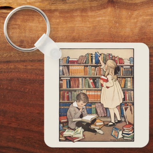 Kinderboekenweek van Jessie Willcox Smith Sleutelhanger (Voorkant)