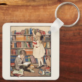 Kinderboekenweek van Jessie Willcox Smith Sleutelhanger (Achterkant)
