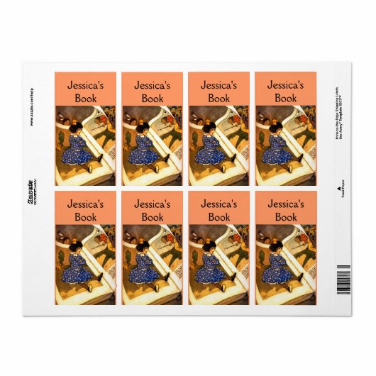  kinderboekje etiket (Full Sheet)