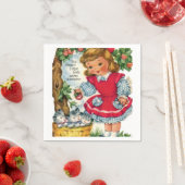  kinderboekje voor kleine meisjes servet (Insitu)