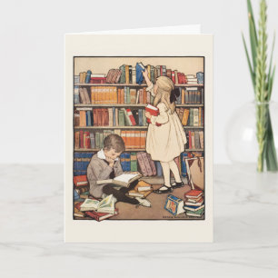 Kinderboekweek door Jessie Willcox Smith Kaart