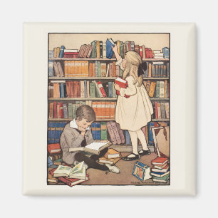 Kinderboekweek door Jessie Willcox Smith Magneet