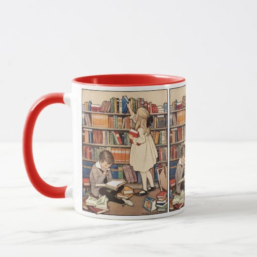 Kinderboekweek door Jessie Willcox Smith Mok (Links)