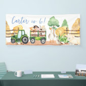 Kinderboerderij Boerderij Dierlijke Verjaardagsfee Spandoek (Beurs)
