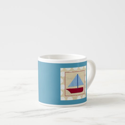 Kinderboot van Chariklia Zarris Espresso Kop (Voorkant rechts)