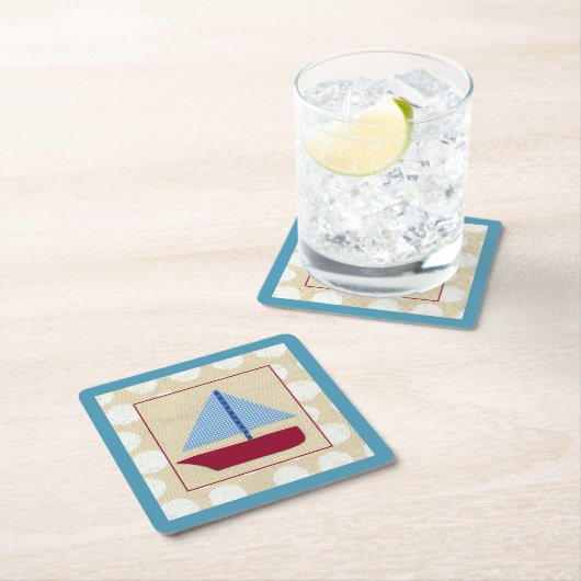 Kinderboot van Chariklia Zarris Kartonnen Onderzetters (Insitu)