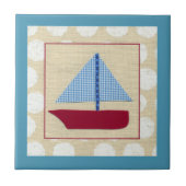 Kinderboot van Chariklia Zarris Tegeltje (Voorkant)