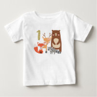Kinderbos 1ste verjaardag T-shirt