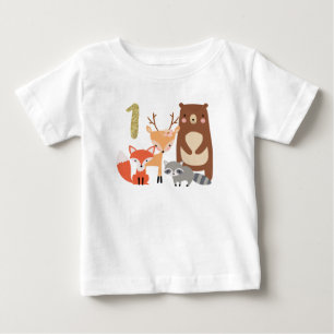 Kinderbos 1ste verjaardag T-shirt