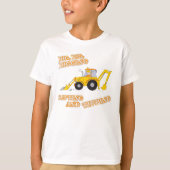 Kinderbouwer met geel t-shirt (Voorkant)