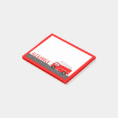 Kinderbrandweerwagen Post-it® Notes (Schuin)