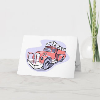 Kinderbrandweerwagen Verjaardagsfeest Bedankt