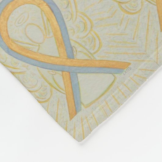 Kinderbreinkankerbewustwording Fleece Deken (Hoek)