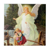 Kinderbrug van Guardian Angel door Zatzka Tegeltje (Voorkant)