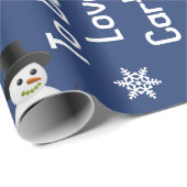 Kindercadeau op maat voor kerstmis blauw cadeaupapier (Rol Hoek)