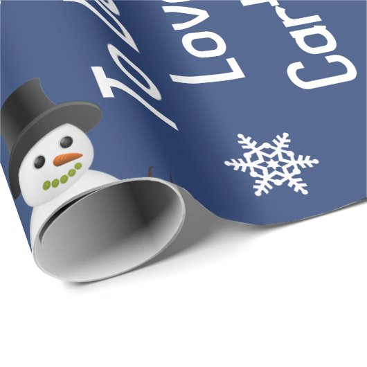 Kindercadeau op maat voor kerstmis blauw cadeaupapier (Rol Hoek)