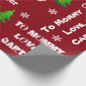 Kindercadeau, speciaal voor kerstmis cadeaupapier (Hoek)