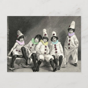 Kindercarneval Kinderen Carnaval Kostuum  Briefkaart