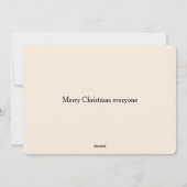 KinderCarolers met kerstmuziek Feestdagenkaart (Achterkant)