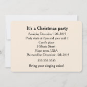 KinderCarolers met oude kerstmuziek Kaart (Achterkant)