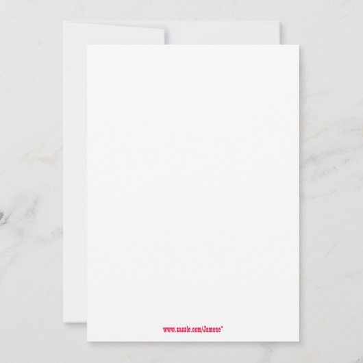 Kindercircus rolt verjaardagsfeestuitnodiging uit kaart (Achterkant)