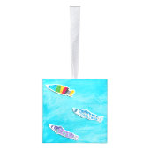 Kinderdag Koinobori kubus ornament (Rechts)