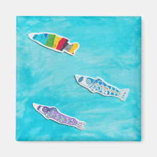 Kinderdag Koinobori magneet