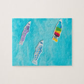 Kinderdag Koinobori Puzzel (Horizontaal)