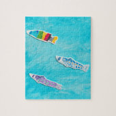 Kinderdag Koinobori Puzzel Legpuzzel (Verticaal)