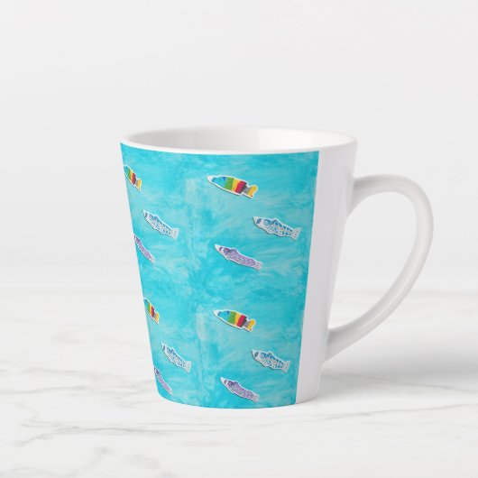 Kinderdag Koinobori schuine mok (Rechts)