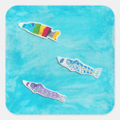 Kinderdag Koinobori stickers (Voorkant)