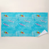 Kinderdag Koinobori strandlaken (Voorkant)