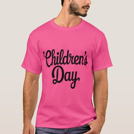 Kinderdag T-shirt (Voorkant)