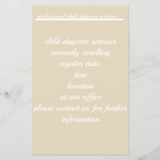 Kinderdagboekjes Flyer (Voorkant)