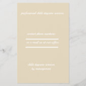 Kinderdagboekjes Flyer (Achterkant)