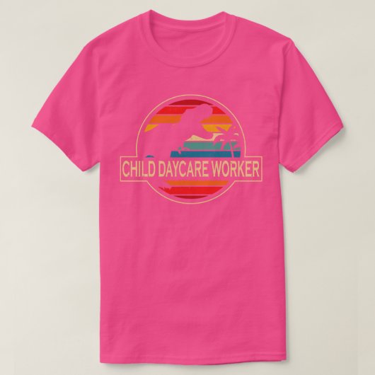 Kinderdagenarbeider Dinosaur T-shirt (Design voorkant)