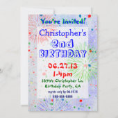 Kinderdagenkast en uitnodiging van het Vuurwerk (Achterkant)