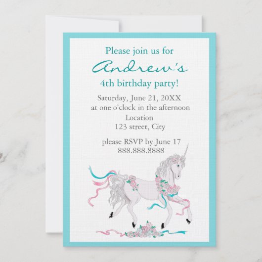 Kinderdagenuitnodiging Kaart (Voorkant)