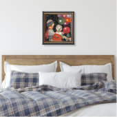  Kinderdagfeest, ballonnen en speelgoed Canvas Afdruk (Insitu (Slaapkamer))