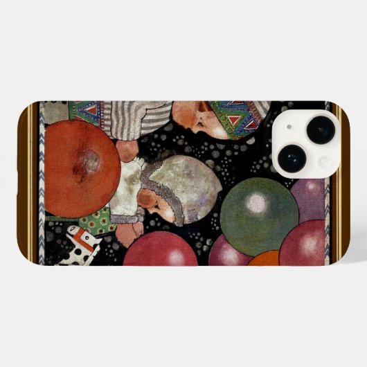  Kinderdagfeest, ballonnen en speelgoed Case-Mate iPhone Case (Achterkant (horizontaal))