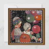  Kinderdagfeest, ballonnen en speelgoed Kaart (Voorkant)