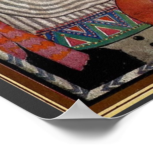  Kinderdagfeest, ballonnen en speelgoed Poster (Hoek)