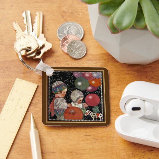  Kinderdagfeest, ballonnen en speelgoed Sleutelhanger (Bureau)