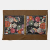  Kinderdagfeest, ballonnen en speelgoed Theedoek (Horizontaal)